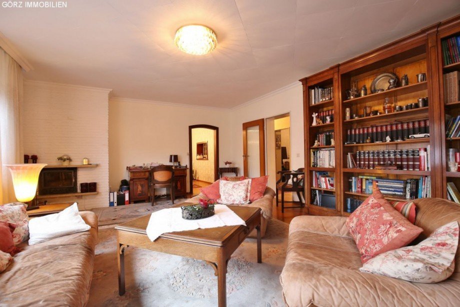 Wohnzimmer: Blick zur K�che Einfamilienhaus Quickborn-Heide