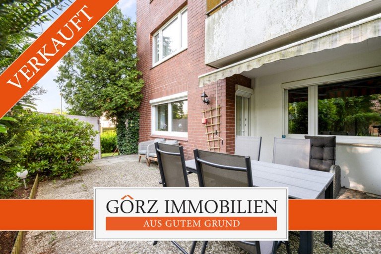  Norderstedt Erdgeschosswohnung *VERKAUFT* Westterrasse, Garten, Tiefgarage und eine Ausrichtung in drei Himmelsrichtungen