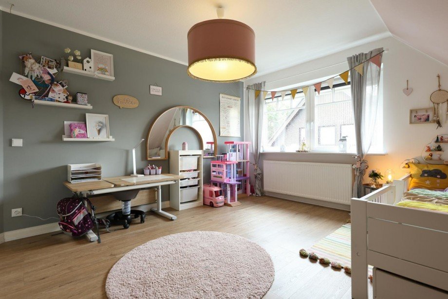 zweites Kinderzimmer OG Einfamilienhaus Borstel Hohenraden