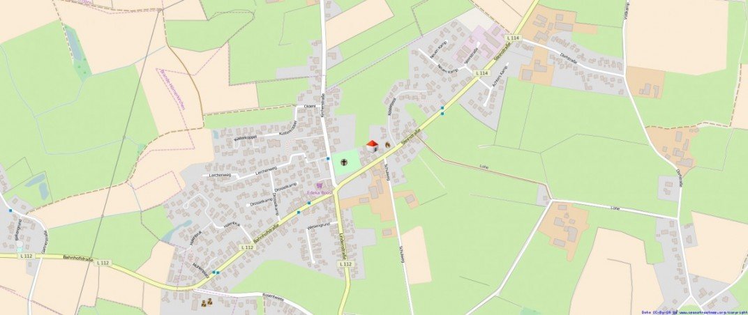 Lageplan Einfamilienhaus Brande-H�rnerkirchen