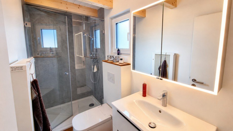Badezimmer mit gro�er Dusche Haus Itzstedt