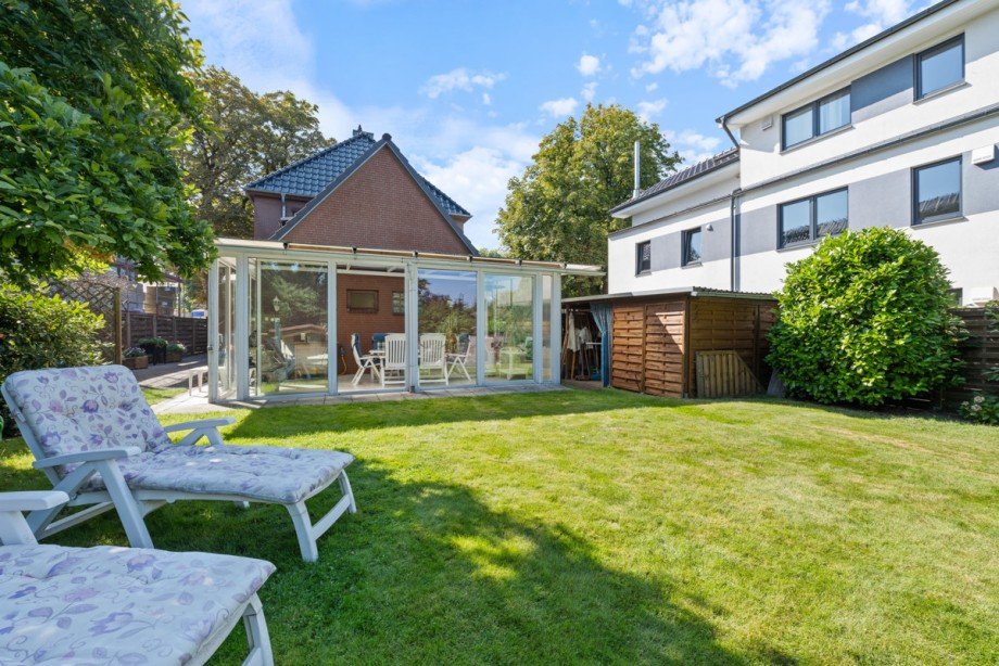 Wintergarten Zweifamilienhaus Hamburg