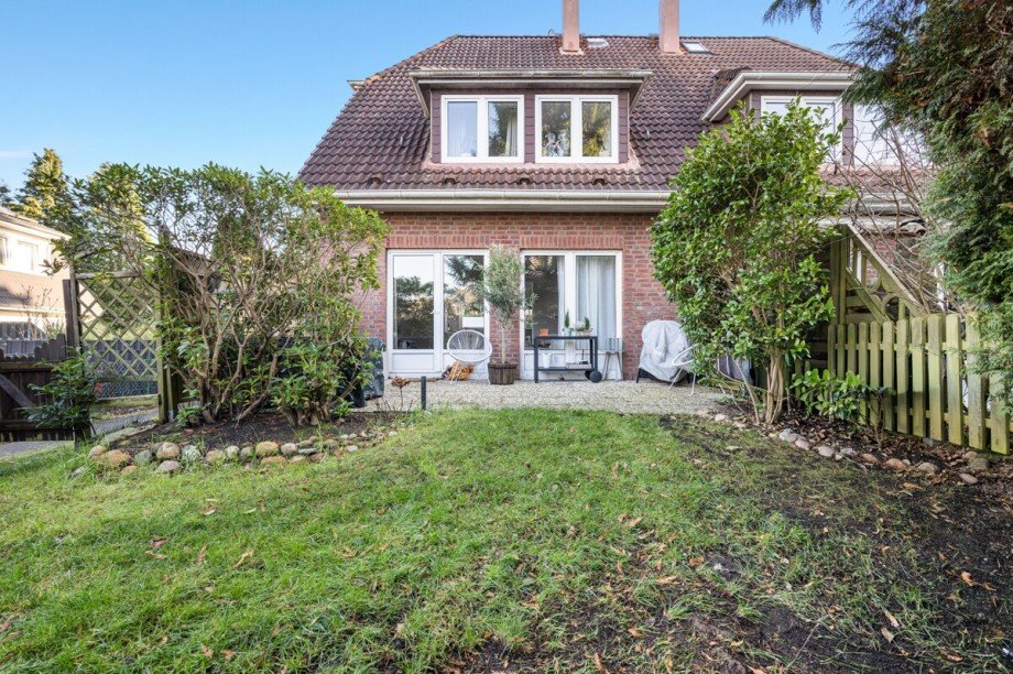 Gartenansicht Doppelhaush�lfte Norderstedt