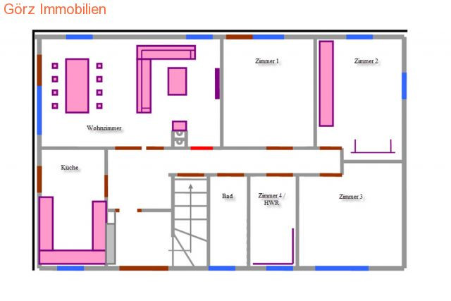 Grundriss Erdgeschoss Einfamilienhaus Ellerau