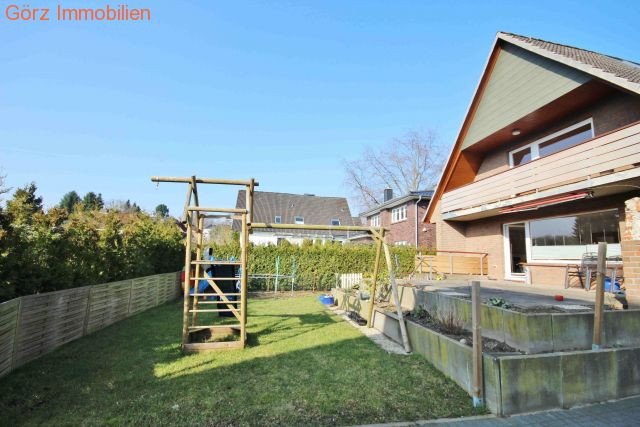 hinterer Garten Zweifamilienhaus Hamburg
