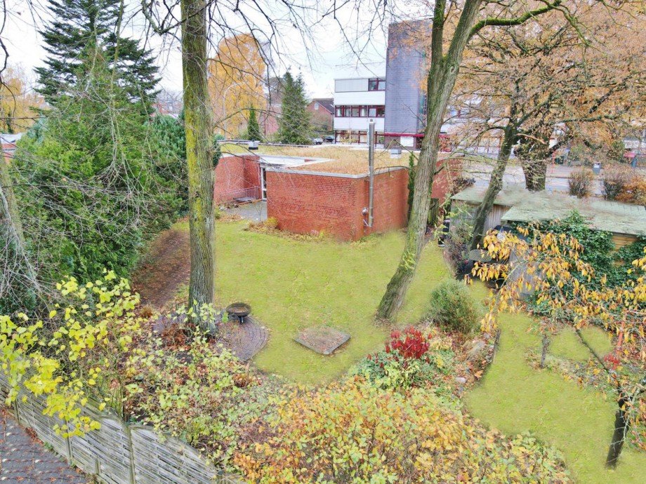 Drohnenansicht Bungalow Norderstedt