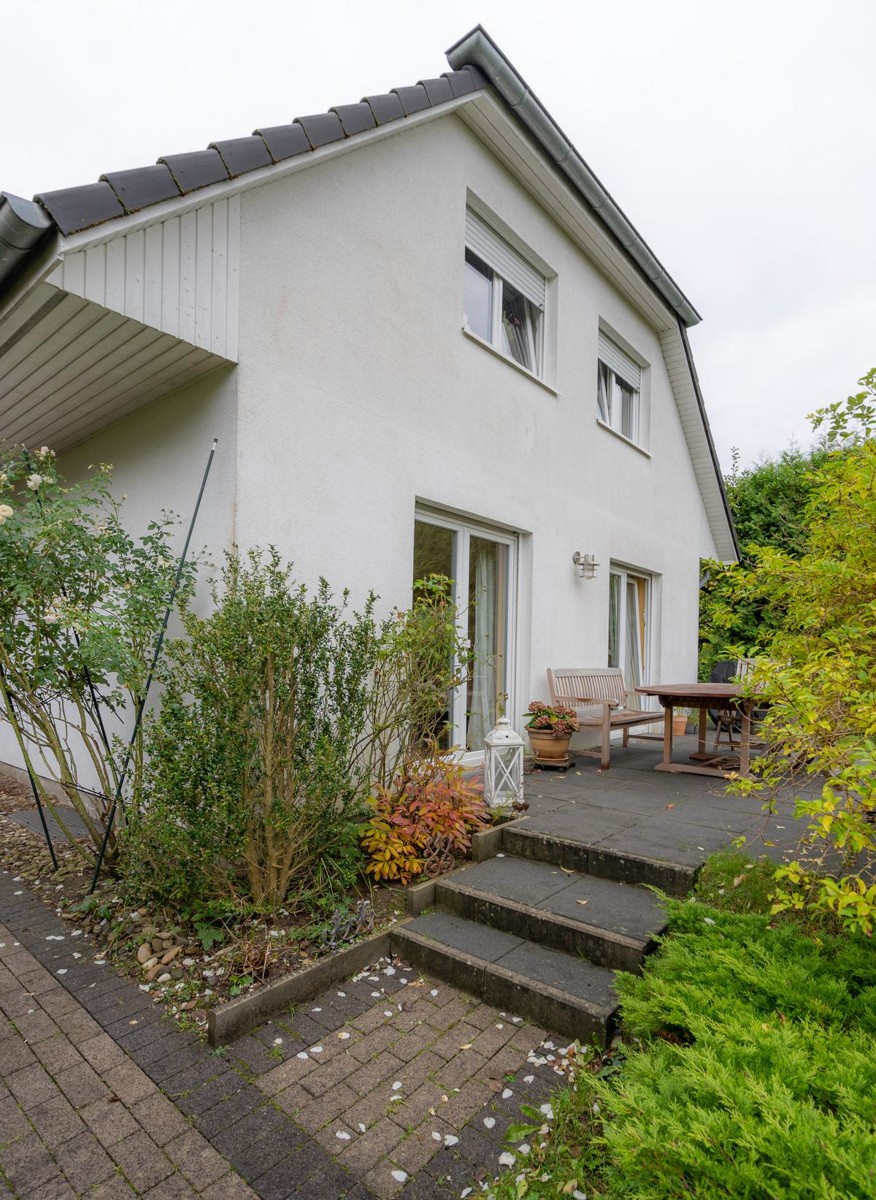 Ansicht Terrasse Einfamilienhaus Hamburg