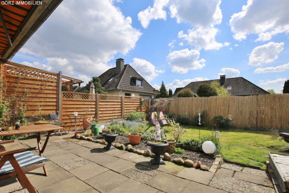 Terrasse Doppelhaush�lfte Quickborn-Heide
