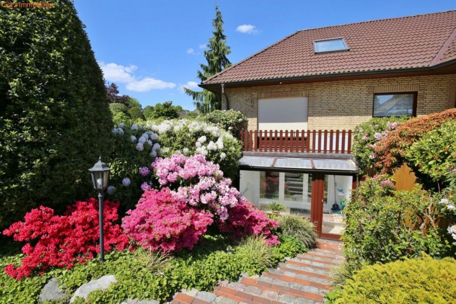 Blick zum Wintergarten Einfamilienhaus Kaltenkirchen
