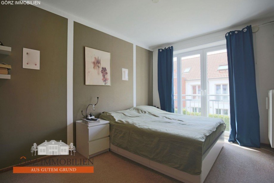 Schlafzimmer OG Stadthaus Hamburg