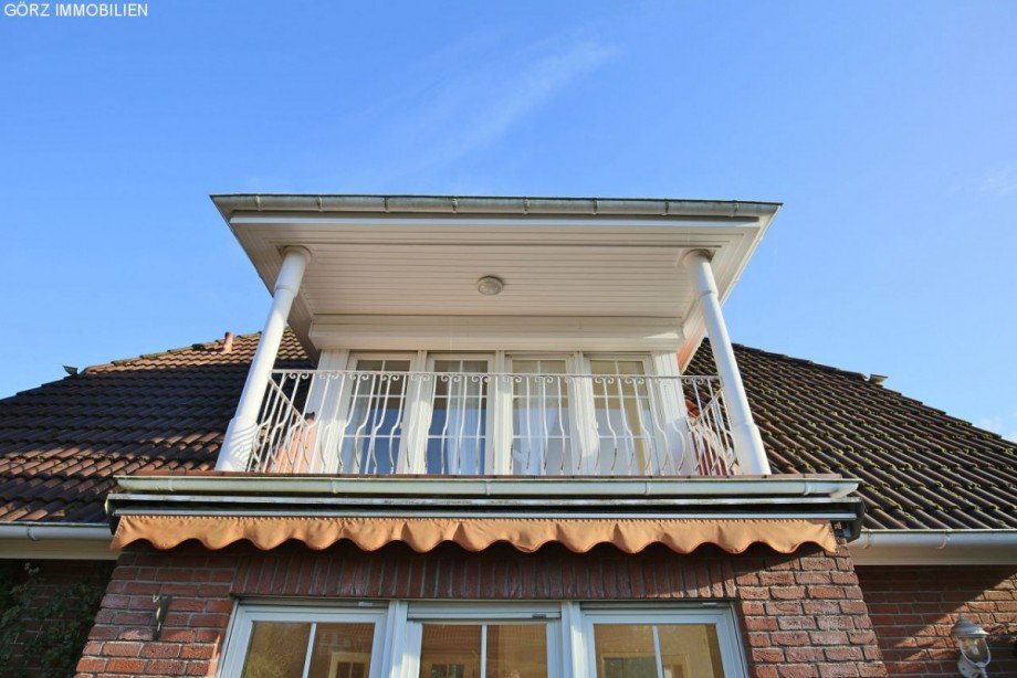 Stilvoller Balkon Einfamilienhaus Norderstedt