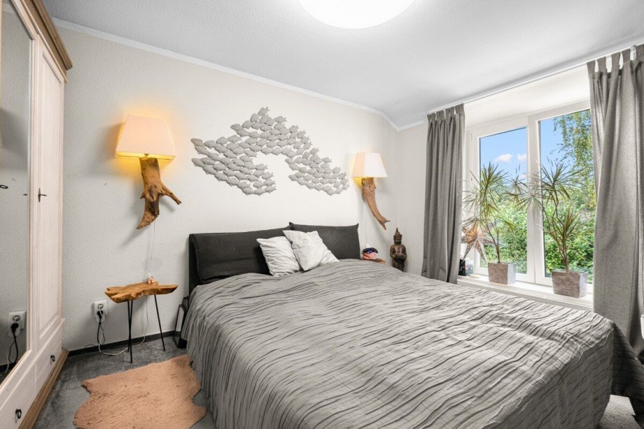 Schlafzimmer Reihenendhaus Hamburg / Lurup