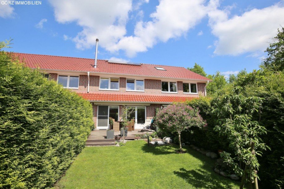 Terrasse mit Markise Reihenhaus Norderstedt