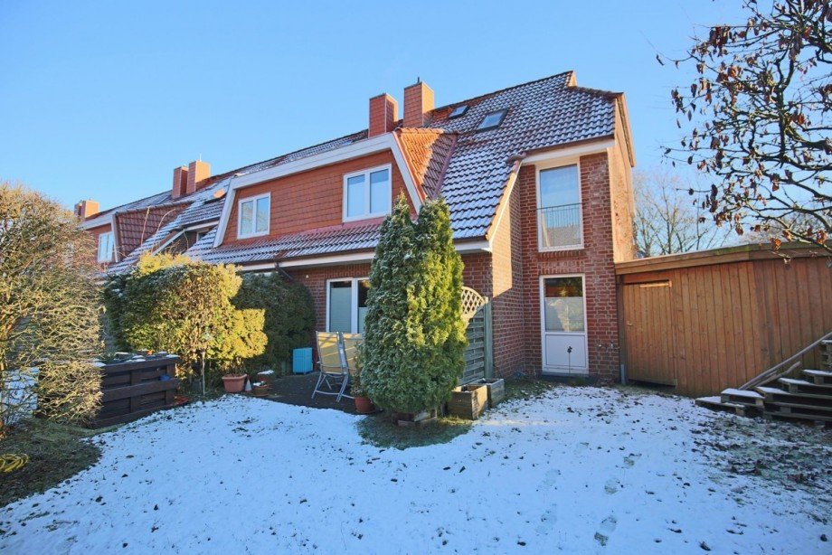 Blick vom Garten Reihenendhaus Norderstedt