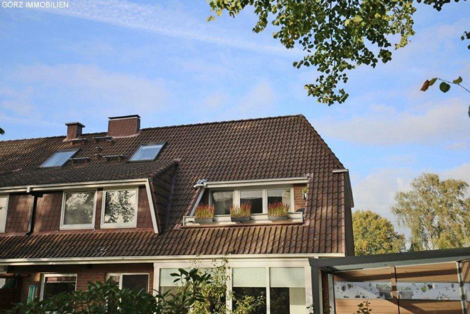 Blick auf die Loggia Dachgeschosswohnung Norderstedt