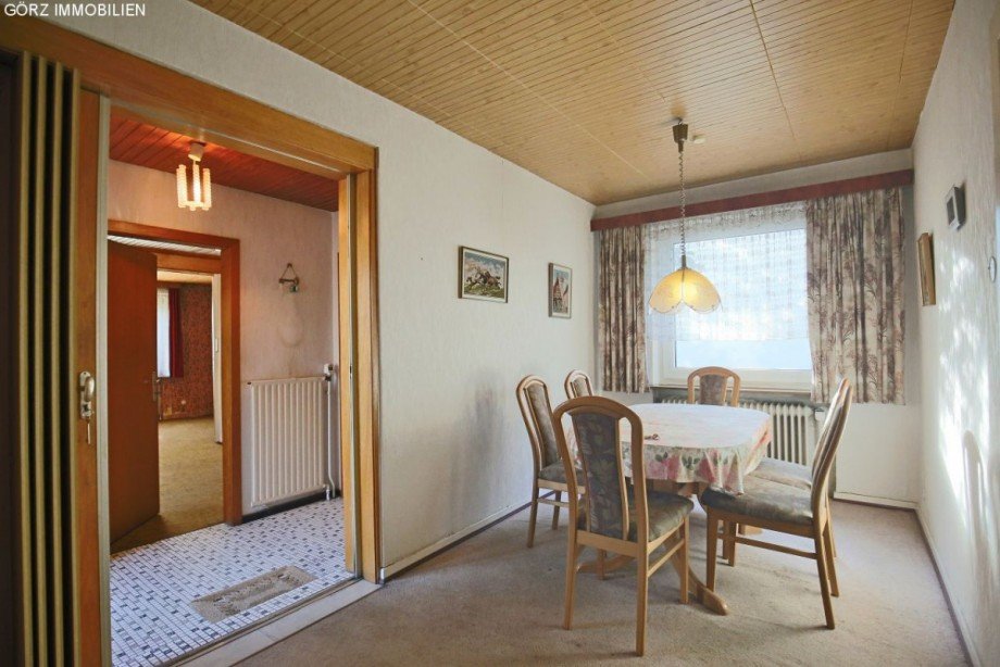 Esszimmer, Blick in den Anbau Einfamilienhaus Norderstedt