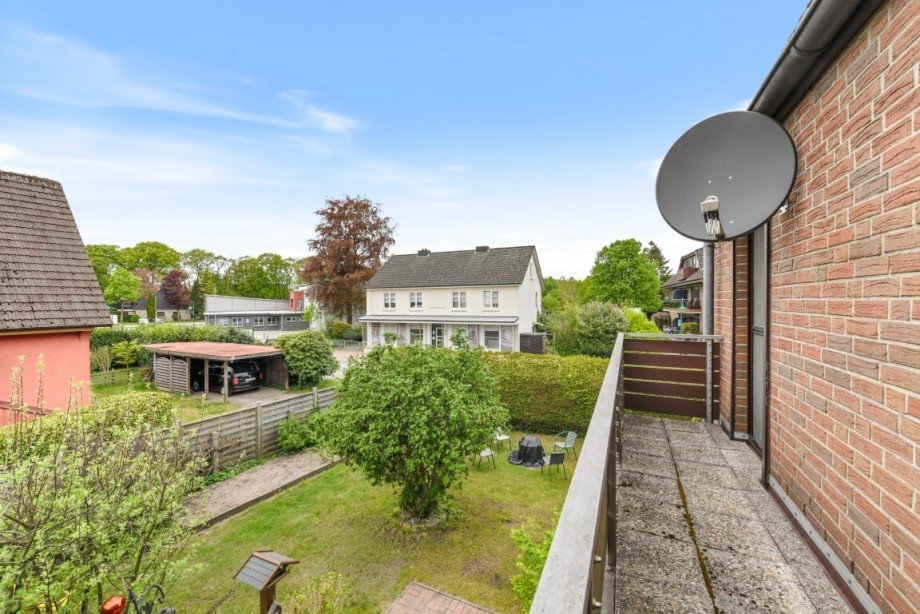 Blick vom Balkon Reihenendhaus Tangstedt
