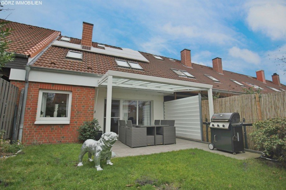 Blick Richtung Terrasse Reihenhaus Norderstedt