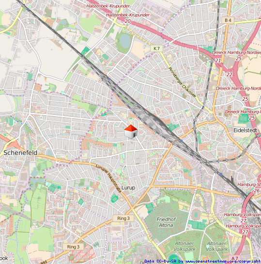 Lageplan Doppelhaush�lfte Hamburg