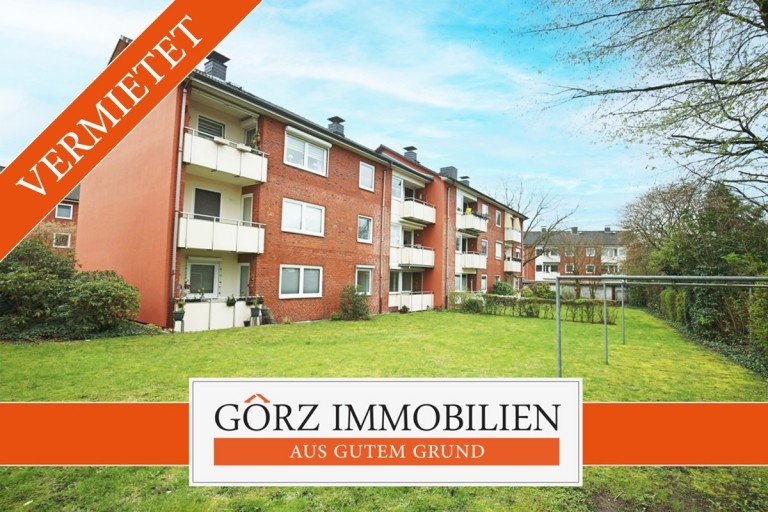  Norderstedt Erdgeschosswohnung *VERMIETET* Sch�ne 2,5 Zimmer Erdgeschosswohnung mit Loggia in direkter Stadtparkn�he
