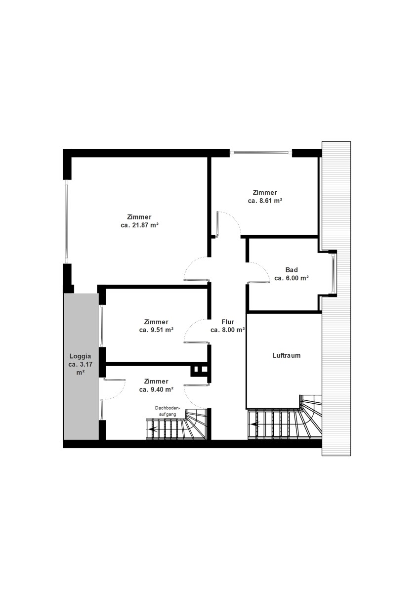 Obergeschoss Einfamilienhaus Quickborn