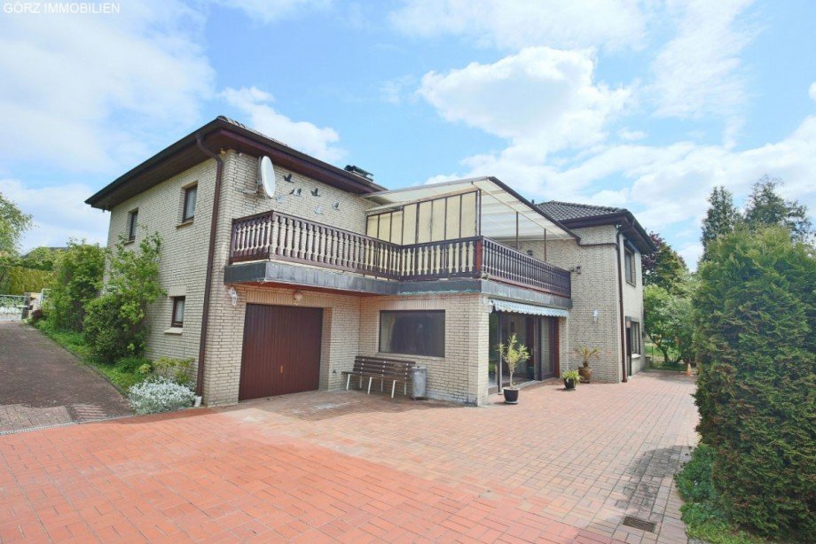 Blick zur Auffahrt Einfamilienhaus Kattendorf