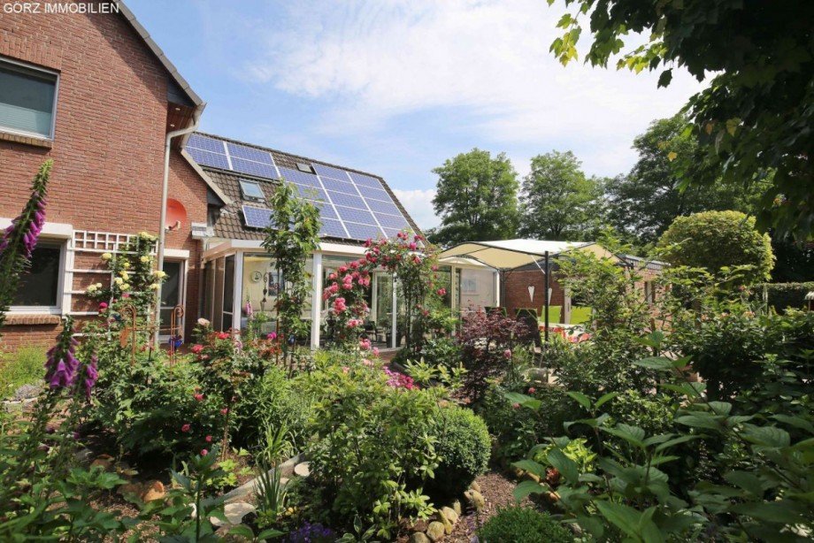 Ansicht vom Garten Einfamilienhaus Kaltenkirchen