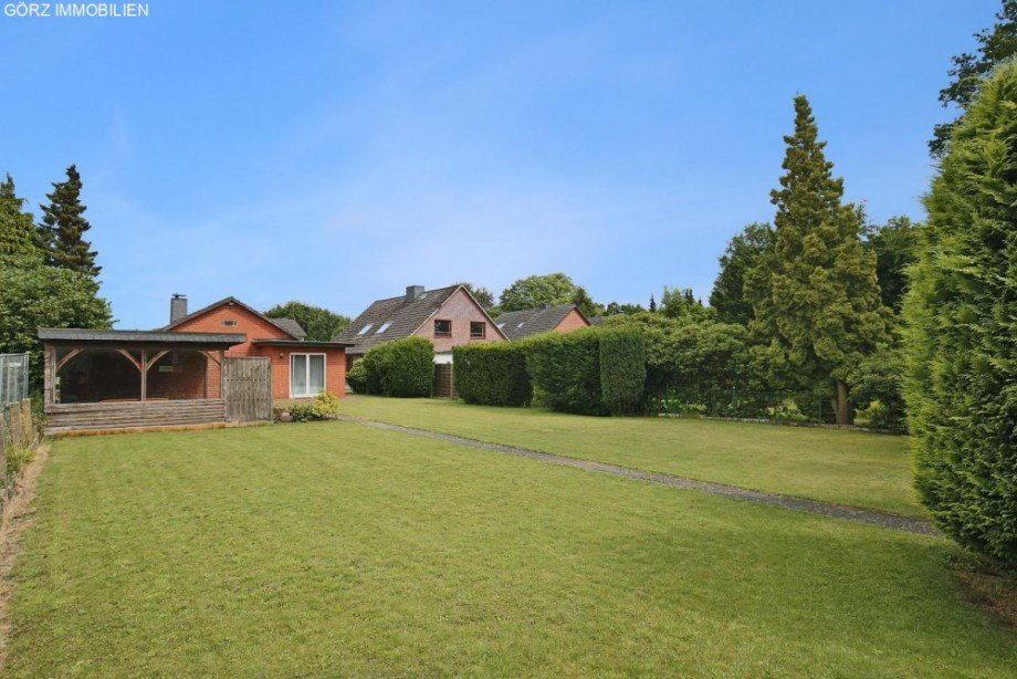 Blick vom Garten Einfamilienhaus Norderstedt