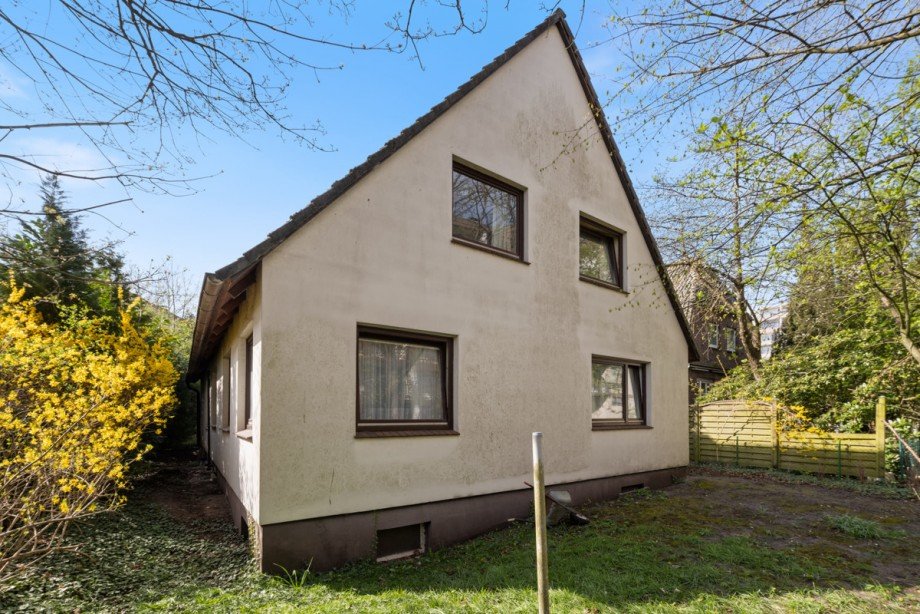 R�ckansicht Einfamilienhaus Norderstedt