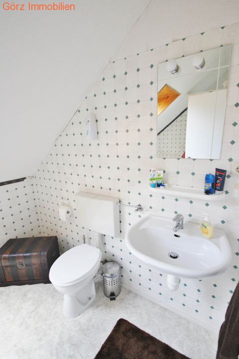 Bad mit Dusche im DG Einfamilienhaus Ellerau