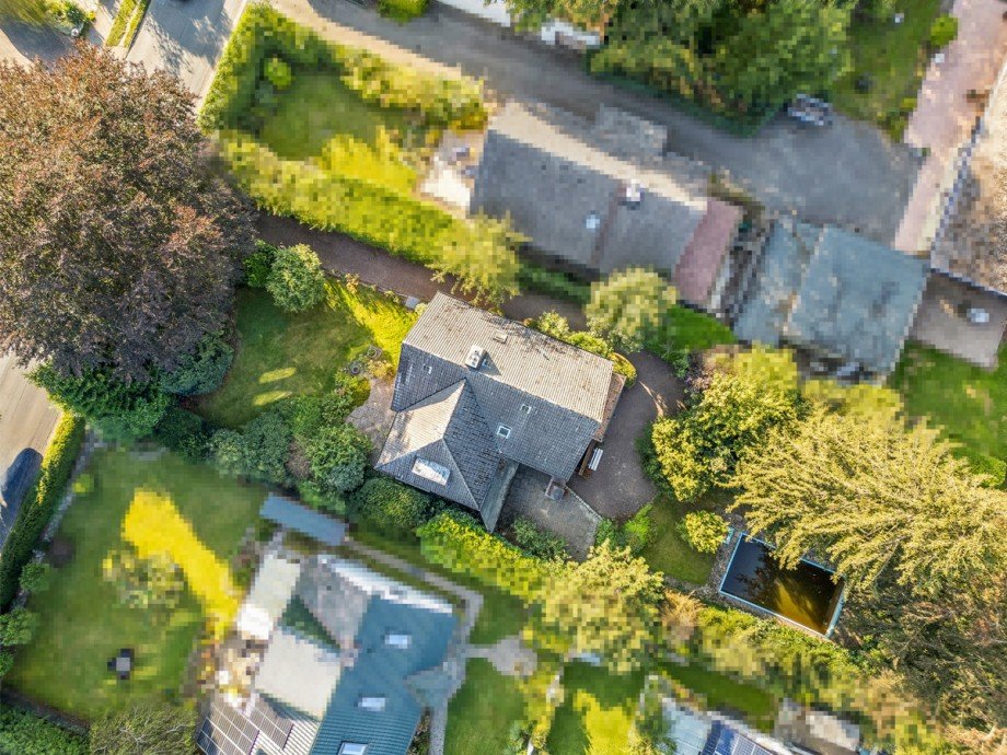 Luftbild vom Grundst�ck Einfamilienhaus Tangstedt