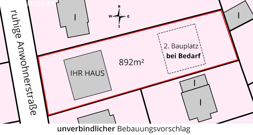 Lageplan Wohngrundst�ck Hamburg