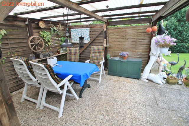 Die �berdachte Terrasse Doppelhaush�lfte Norderstedt