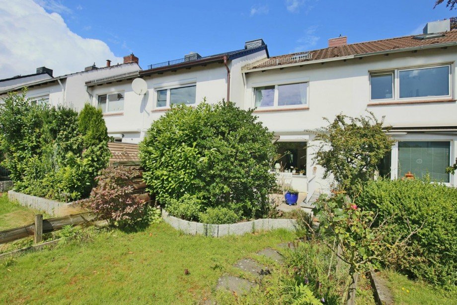 Blick vom Garten Reihenhaus Rellingen