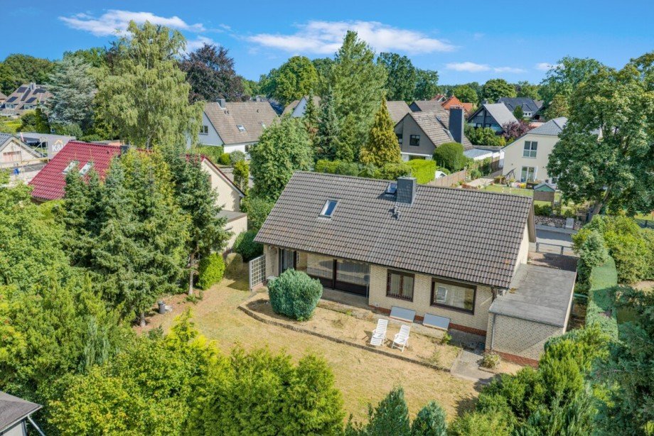 Gartenansicht Einfamilienhaus Norderstedt