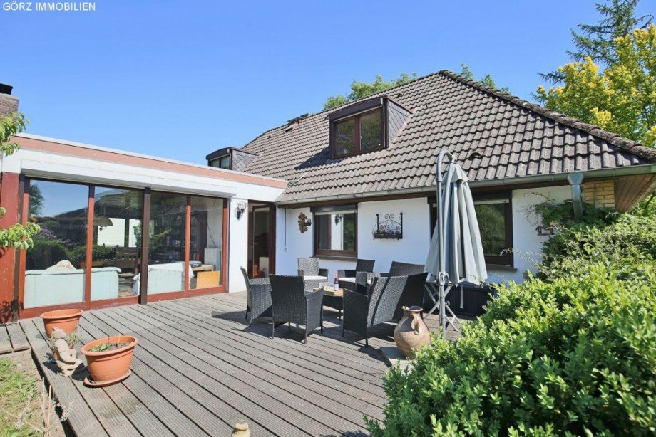 sonnige S�d-West Terrasse Einfamilienhaus Tornesch