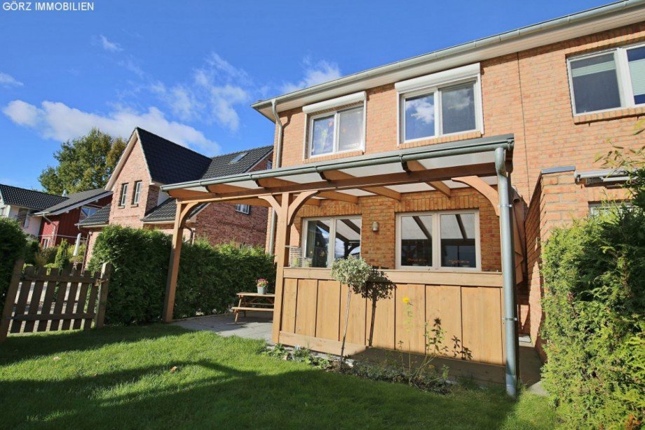 Terrasse Doppelhaush�lfte Barmstedt