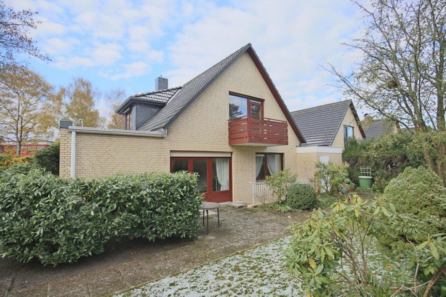 R�ckansicht Einfamilienhaus Norderstedt