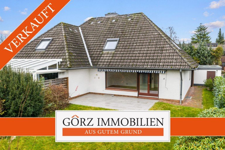  Norderstedt Doppelhaush�lfte * VERKAUFT * Sch�ne Doppelhaush�lfte mit Garage und Keller in top Lage von Norderstedt - sehr ruhig und sonnig!