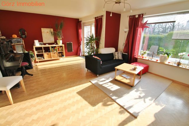 Das sonnige Wohnzimmer Reihenendhaus Norderstedt