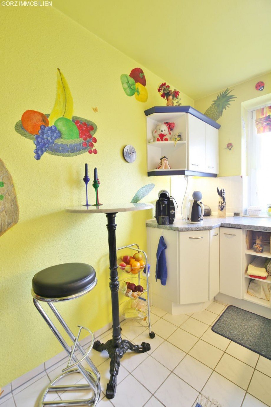 K�che mit Sitzecke Dachgeschosswohnung Hamburg