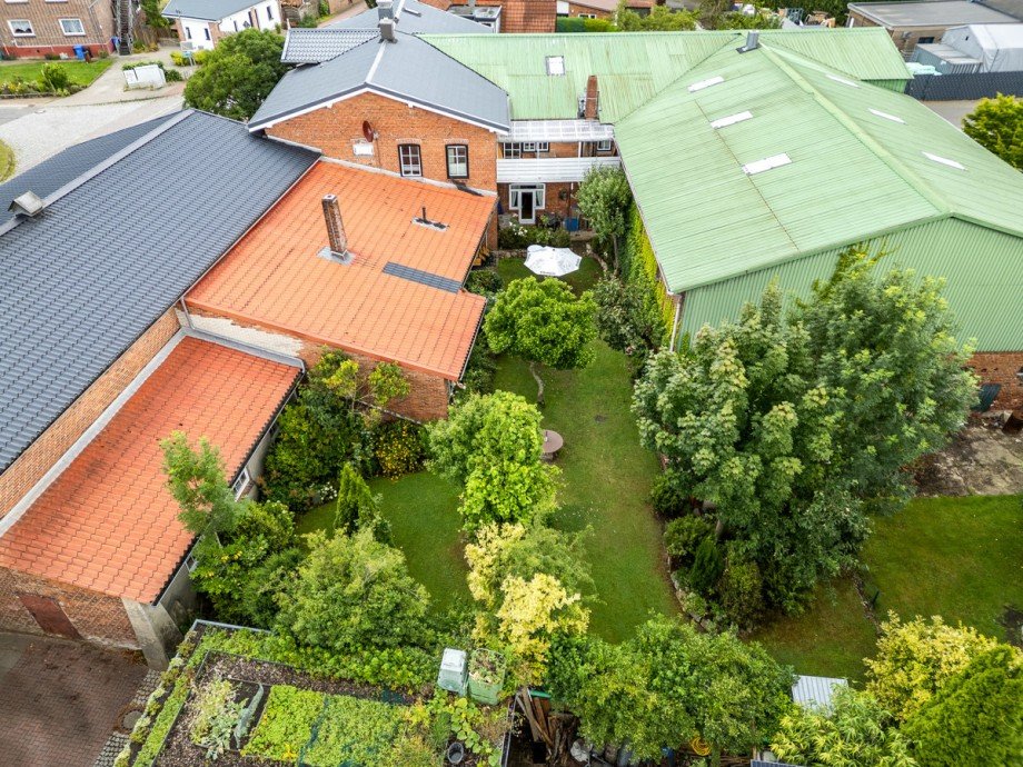 Ansicht von oben Mehrfamilienhaus Oering