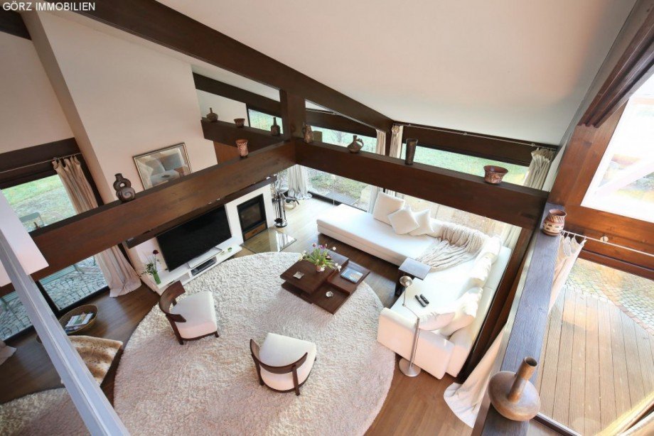 Blick von der Galerie Einfamilienhaus Sieversh�tten