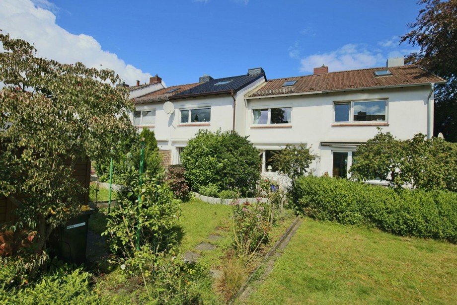 immergr�ner Kirschlorbeer Reihenhaus Rellingen