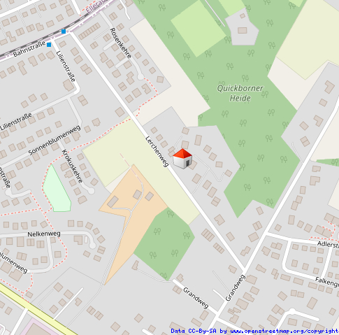 Lageplan Doppelhaush�lfte Quickborn-Heide