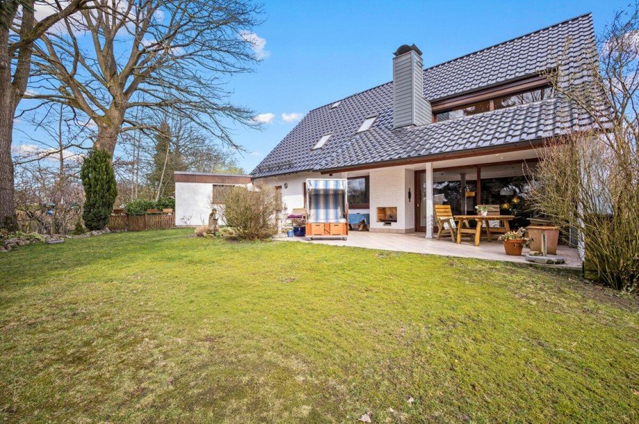 Blick vom Garten Einfamilienhaus Henstedt-Ulzburg