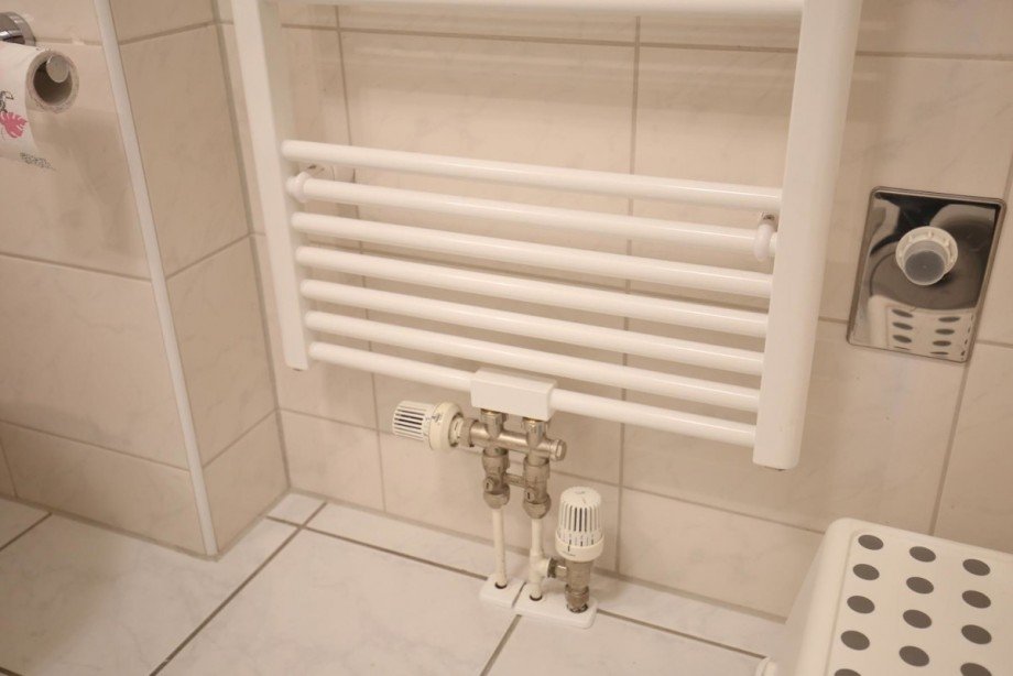 Fussbodenheizung im Badezimmer Maisonettewohnung Norderstedt