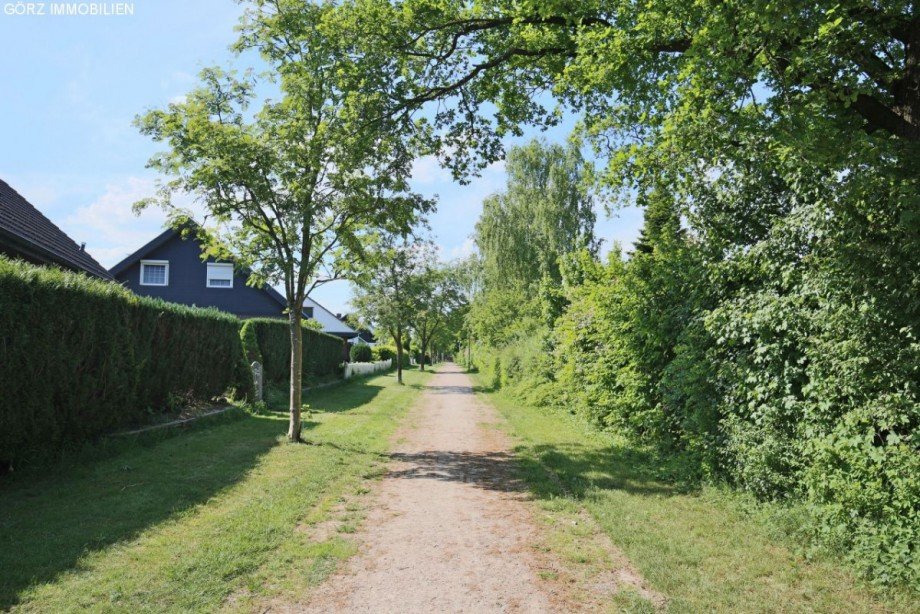 Wanderweg hinter dem Haus Einfamilienhaus Kaltenkirchen