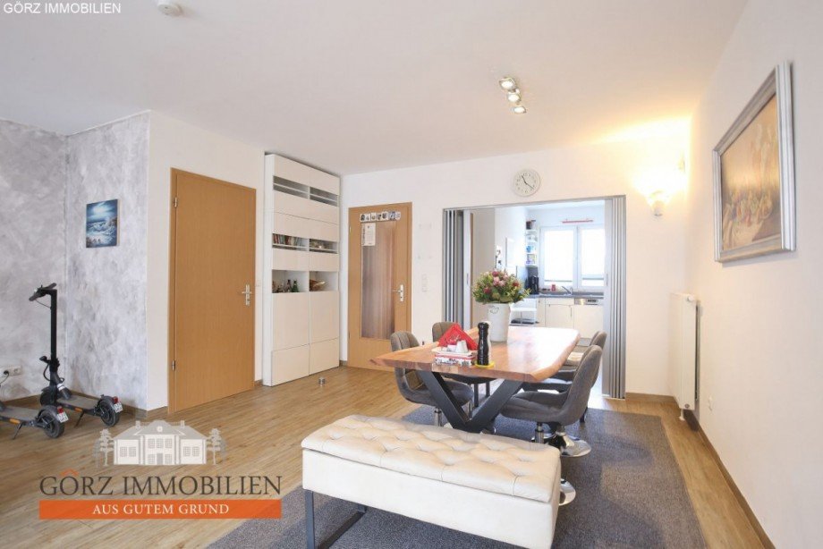 Blick in die helle K�che Stadthaus Hamburg