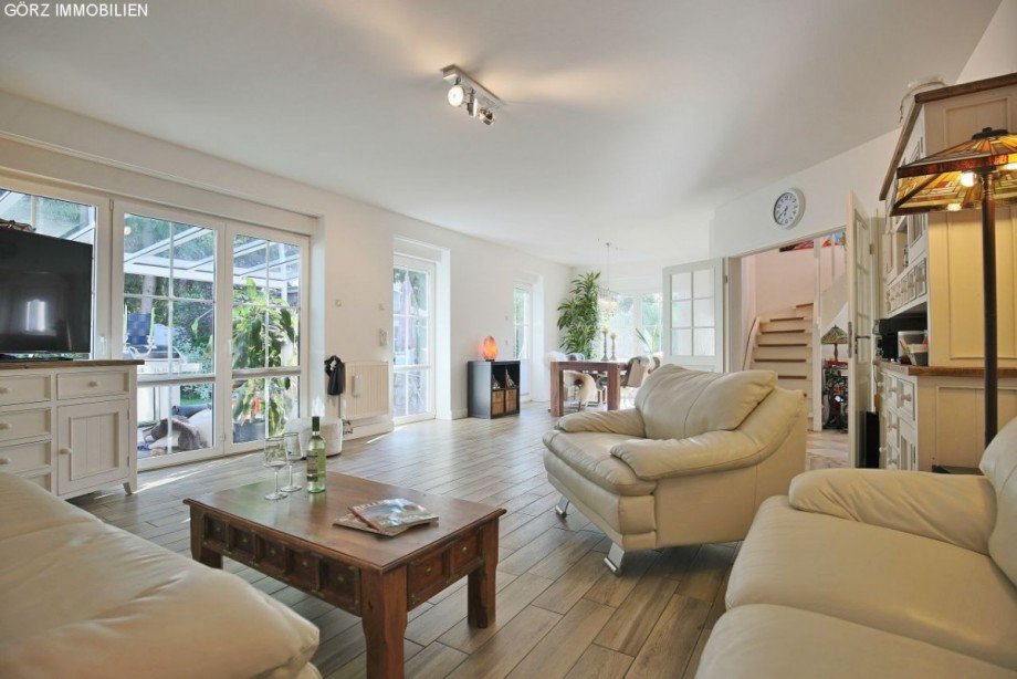 Wohnzimmer ca. 42 m� gro� Haus Quickborn-Heide